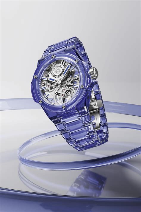 hublot big bang integrated tourbillon sapphire rainbow|hublot blue sapphire.